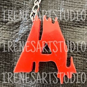 HORROR LETTER A KEYCHAIN